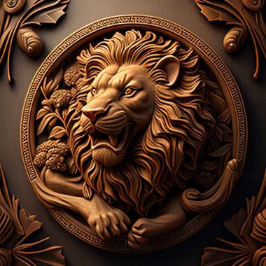 3D model lion 3d model (STL)